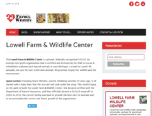 Tablet Screenshot of farmwildlife.org