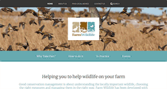Desktop Screenshot of farmwildlife.info